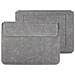 Custodia Grigia In Pelle Per Laptop 13 Pollici - Custodia Protettiva Con Supporto Di Raffreddamento, Compatibile Con Macbook, Dell, Lenovo E Altri Marchi - Foto miniatura 4