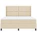 Letto a molle con materasso Crema 180 x 200 cm Tessuto - Foto miniatura 7