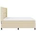 Letto a molle con materasso Crema 180 x 200 cm Tessuto - Foto miniatura 8