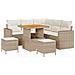 Set Divano da Giardino 8 pcs beige e panna 80 x 80 x 71 cm - Foto miniatura 1