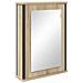 Set di mobili per il bagno con lo scaffale 3 pcs rovere sonoma - Foto miniatura 5