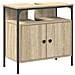 Set di mobili per il bagno con lo scaffale 3 pcs rovere sonoma - Foto miniatura 6