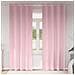 Tende con tende 2 pcs Rosa Baby 260x140cm Poliestere - Foto miniatura 2