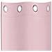 Tende con tende 2 pcs Rosa Baby 260x140cm Poliestere - Foto miniatura 5