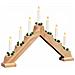 Ponte con Candele di Natale 3 pcs Marrone 39.5 x 5 x 29 cm - Foto miniatura 4