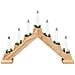 Ponte con Candele di Natale 3 pcs Marrone 39.5 x 5 x 29 cm - Foto miniatura 7