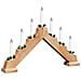 Ponte con Candele di Natale 3 pcs Marrone 39.5 x 5 x 29 cm - Foto miniatura 9