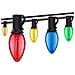 Catena Luminosa Natalizia A Led Da 15m Con 25 Lampadine E 1 Di Ricambio - Multicolore, Resistente Alle Intemperie - Foto miniatura 1