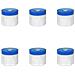 Film adesivo per mascheratura 6 pcs Trasparente e Blu - Foto miniatura 1