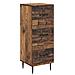 Mobile con Cassetti Legno antico 33 x 34,5 x 89,5 cm - Foto miniatura 1