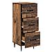 Mobile con Cassetti Legno antico 33 x 34,5 x 89,5 cm - Foto miniatura 3