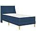 Struttura letto con materasso Blu 80x 200 cm Poliestere - Foto miniatura 3