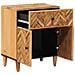 Comodino Marrone 50 x 33 x 60 cm Legno di mango massello - Foto miniatura 2
