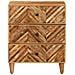 Comodino Marrone 50 x 33 x 60 cm Legno di mango massello - Foto miniatura 3