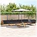 Set Divano Pallet da Giardino 6 pz con Cuscini Massello Acacia - Foto miniatura 2