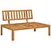 Set Divano Pallet da Giardino 6 pz con Cuscini Massello Acacia - Foto miniatura 4