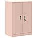 Armadio 2 pz Rosa 60 x 40 x 130 cm Acciaio Bloccabile - Foto miniatura 6