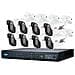 Kit Videosorveglianza Ip 8 Telecamere 2 Megapixel Poe Varifocali Ir 90 Metri, Spazio Disco 1 Tb - Foto miniatura 1