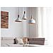 Lampadario A Sospensione Bianco / oro Mackenzie - Foto miniatura 9