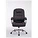 Poltrona Ufficio Apoll XL in Stoffa - Sedia Scrivania Ergonomica Pc Girevole Oscillante - Sedia Direzionale con Braccioli Carico Max 150KG Grigio Scuro - Foto miniatura 2