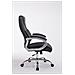 Poltrona Ufficio Apoll XL in Stoffa - Sedia Scrivania Ergonomica Pc Girevole Oscillante - Sedia Direzionale con Braccioli Carico Max 150KG Grigio Scuro - Foto miniatura 3