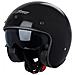 Casco Moto Jet Cafe Racer Omologato Ece 22-05 Visiera Parasole Scooter Nero Xs - Foto miniatura 1