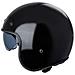 Casco Moto Jet Cafe Racer Omologato Ece 22-05 Visiera Parasole Scooter Nero Xs - Foto miniatura 4