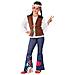 Allegra Hippie Da Costume Per Bambina L- (10/12 Anni)  - Foto miniatura 1