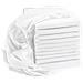 Piazze Bambino Mussola Burp Cloth Swaddles 10 Pacchetti Di Grandi Dimensioni 80x80 Cm Bianco Qualit Premium - Doppia Intrecciata Oeko-tex Certificato Lavabile A 90 C - Foto miniatura 1