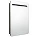 Armadietto Bagno con Specchio e LED Antracite 60x11x80 cm - Foto miniatura 3