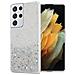 Custodia Compatibile Con Samsung Galaxy S21 Ultra In Trasparente Con Glitter - Coperchio Protettivo In Silicone Tpu Flessibile Con Glitter Scintillanti - Foto miniatura 1