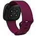 Bracciale Fitbit Versa 3/fitbit Sense In Silicone Bordeaux (s) - Foto miniatura 2