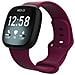 Bracciale Fitbit Versa 3/fitbit Sense In Silicone Bordeaux (s) - Foto miniatura 1