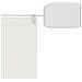 Paravento Verticale Bianco 180x800 cm Tessuto Oxford - Foto miniatura 2
