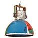 Lampada Sospesa Industriale 25 W Multicolore Rotonda 40 Cm E27 - Foto miniatura 1