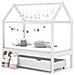 Giroletto Per Bambini Cassetto Bianco In Pino Massello 70x140cm - Foto miniatura 1