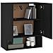 Armadietto A Muro Nero 60x31x70 Cm In Legno Multistrato - Foto miniatura 4
