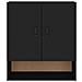 Armadietto A Muro Nero 60x31x70 Cm In Legno Multistrato - Foto miniatura 5