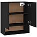 Armadietto A Muro Nero 60x31x70 Cm In Legno Multistrato - Foto miniatura 7