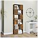 Libreria /divisorio Rovere Fumo 60x24x186 Cm - Foto miniatura 3