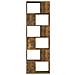 Libreria /divisorio Rovere Fumo 60x24x186 Cm - Foto miniatura 8