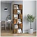 Libreria /divisorio Rovere Fumo 60x24x186 Cm - Foto miniatura 1