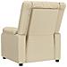 Poltrona Massaggiante Elettrica Crema In Tessuto - Foto miniatura 5