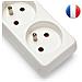 Ciabatta Elettrica Francese, 3x16a, 1m, H05vv-f3g1.0mm2, Ce E Nf - Foto miniatura 1