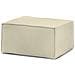 Pouf Barbara, Pouf Da Salotto, 100% Made In Italy, Poltroncina Relax In Tessuto Imbottito, Cm 80x70h43, Beige - Foto miniatura 2