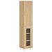 Credenza Rovere Sonoma 34,5x34x180 Cm In Legno Multistrato - Foto miniatura 2