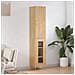 Credenza Rovere Sonoma 34,5x34x180 Cm In Legno Multistrato - Foto miniatura 1