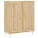 Credenza Rovere Sonoma 69,5x34x90 Cm In Legno Multistrato - Foto miniatura 2