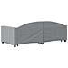 Divano Letto Estraibile Cassetti Grigio Chiaro 90x190cm Tessuto - Foto miniatura 4