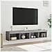 Mobili Porta Tv Con Luci Led 2 Pz Grigio Sonoma 80x30x30 Cm - Foto miniatura 1